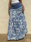 Paisley Print Maxi Skirt  Style Ratio