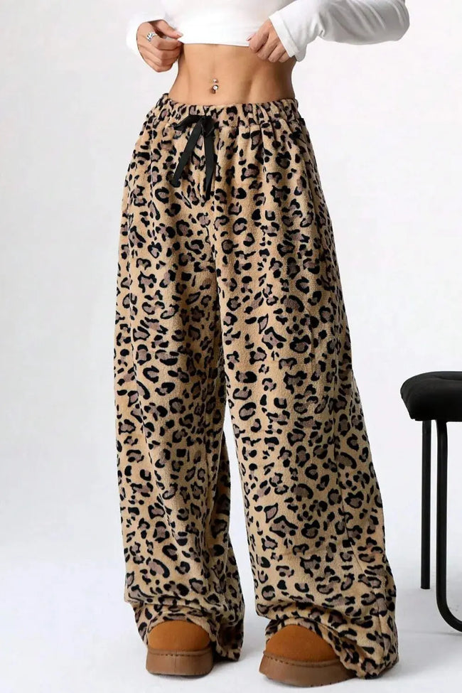 Leopard Wide Leg Pants  Style Ratio