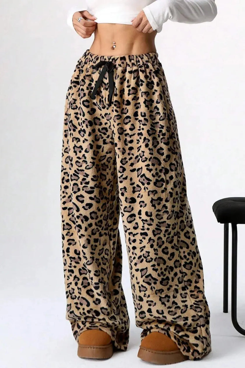 Leopard Wide Leg Pants  Style Ratio