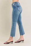 Judy Blue Mr Vintage Wash Destroy Hem Kick Flare Jeans  Style Ratio