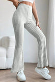 Basic Bae Full Size Ribbed High Waist Flare Pants  Style Ratio