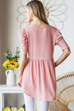 Heimish Knit V-Neck Babydoll Top  Style Ratio