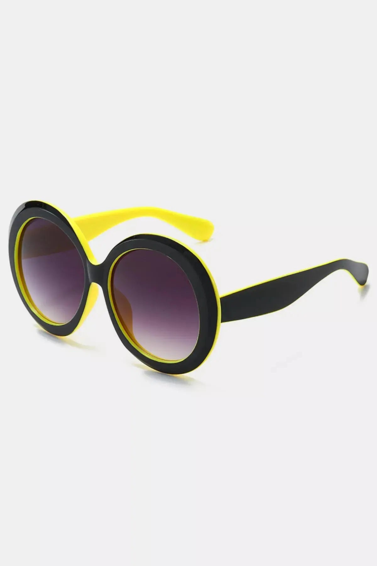 Oversized Round Frame Fashion Sunglasses  Style Ratio