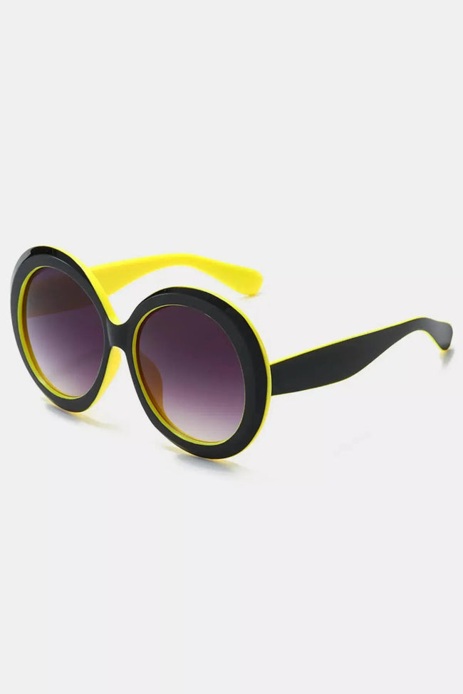 Oversized Round Frame Fashion Sunglasses  Style Ratio