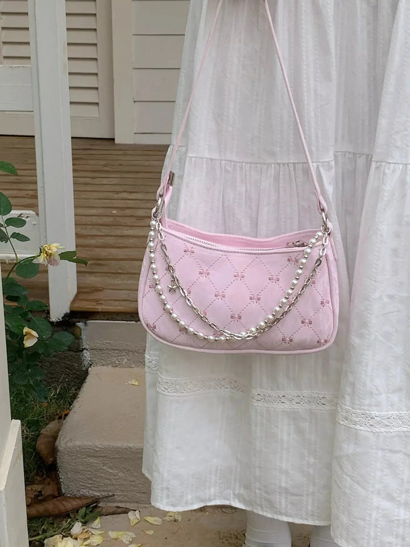 Pearl Chain Shoulder Bag  Style Ratio