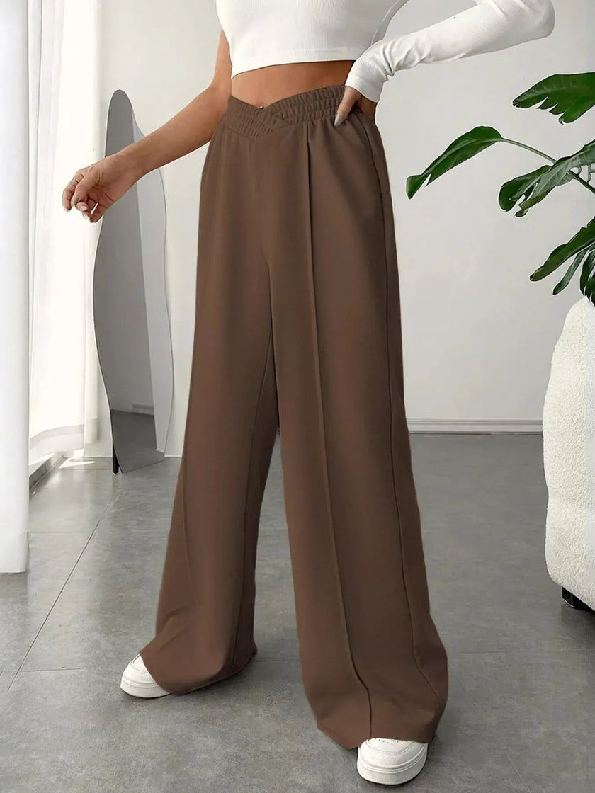 Wide Leg High Waist Pants  Style Ratio