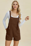 Double Take Full Size Texture Sleeveless Romper  Style Ratio