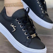 Lace Up Round Toe Sneakers  Style Ratio