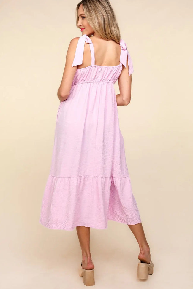 Haptics V-Neck Sleeveless Lace Ruffle Hem Cami Dress  Style Ratio