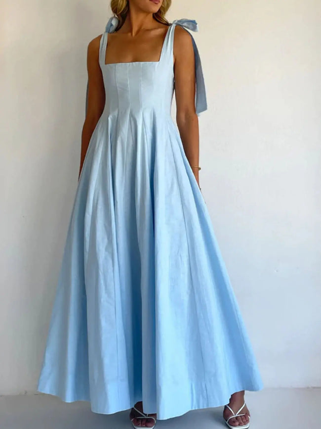 Gradient Tie Shoulder Maxi Dress  Style Ratio