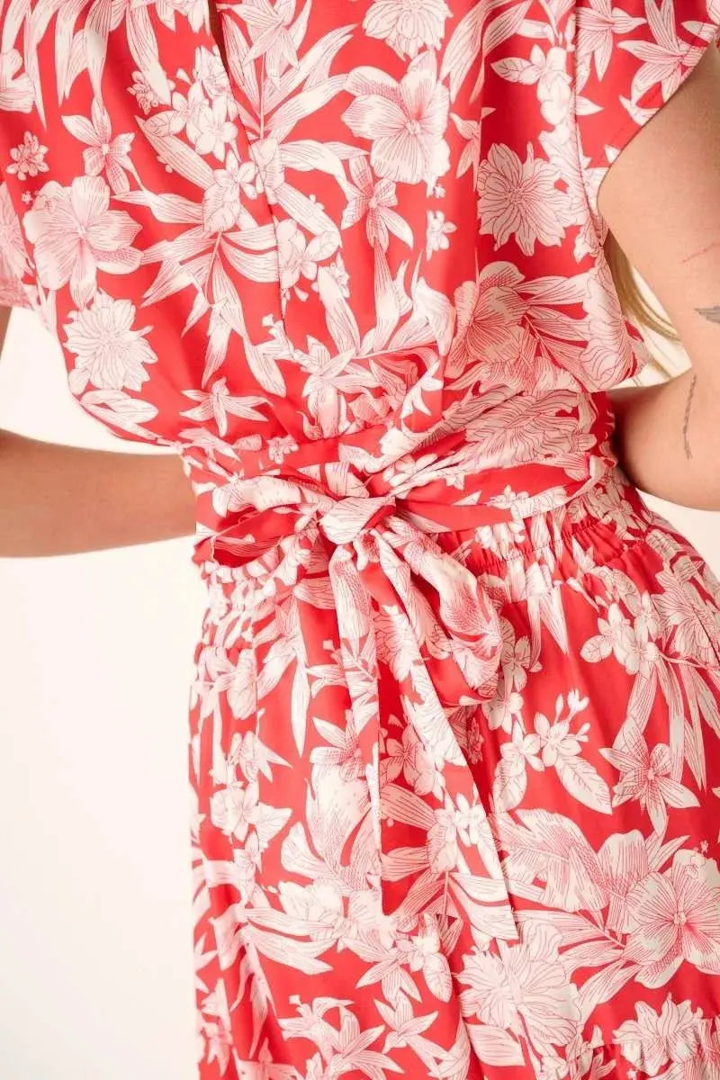 Mittoshop Tropical Print Top and Skirt Set  Style Ratio