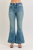 Judy Blue High Waist Vintage Wash Flare Jeans  Style Ratio