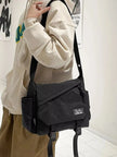 Plaid Buckle Flap Crossbody Bag  Style Ratio