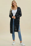Double Take Open Front Longline Cardigan  Style Ratio