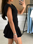 Ruffle Hem Mini Dress  Style Ratio