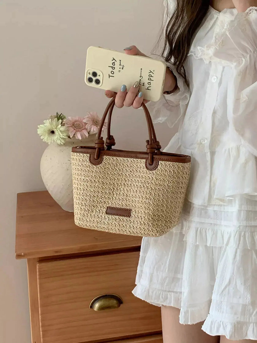 Straw Woven Crossbody Bag  Style Ratio