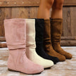 Round Toe Side Zip Boots  Style Ratio
