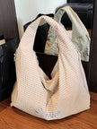 Casual Style Plaid Handbag  Style Ratio