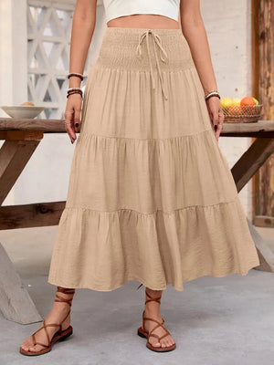 Smocked Tiered Skirt  Style Ratio