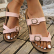 Buckled Strap Sandals  Style Ratio