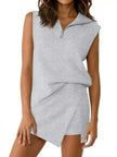 Quarter Zip Top and Skort Set  Style Ratio