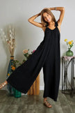 Adora Elastic Ruffle Shoulder Jumpsuit  Style Ratio