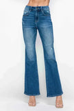 bytos Full Size High Rise Bootcut Jeans with Pockets  Style Ratio
