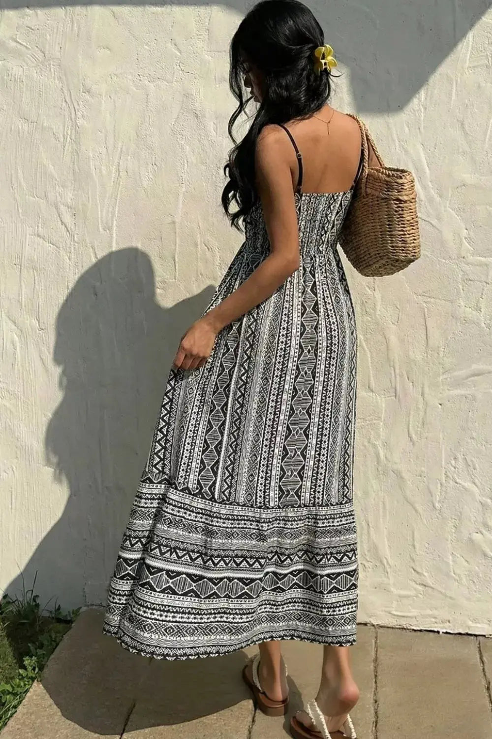 Tie-Front Square Neck Cami Dress  Style Ratio