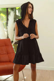 BiBi Ruffled French Terry Hooded Dress  Style Ratio