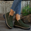 Ankle Boots with Zipper Detail  Style Ratio