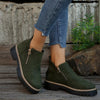 Ankle Boots with Zipper Detail  Style Ratio