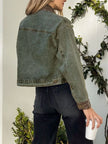 Button Up Chest Pockets Denim Jacket  Style Ratio