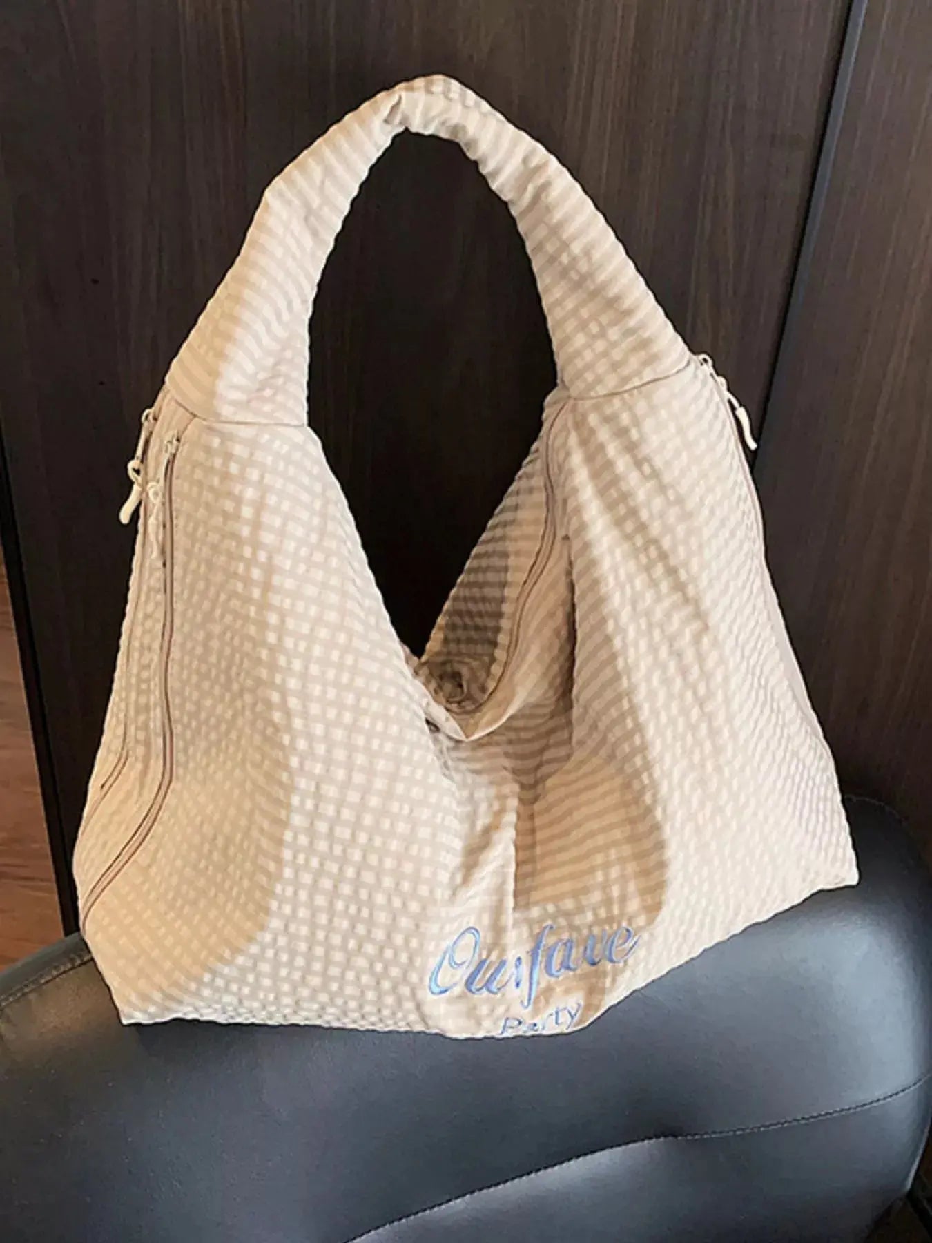 Casual Style Plaid Handbag  Style Ratio