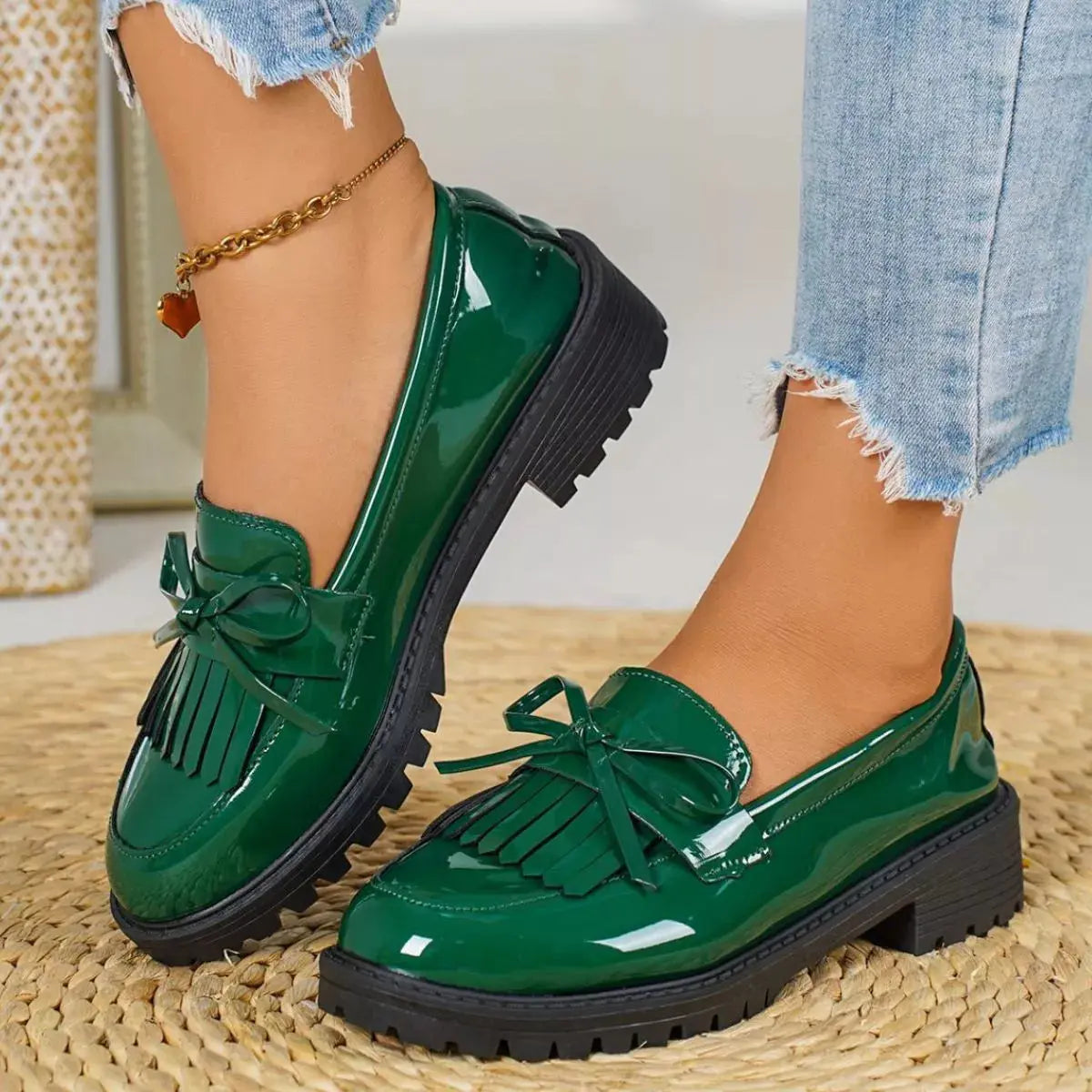 Round Toe Slip-Ons  Style Ratio