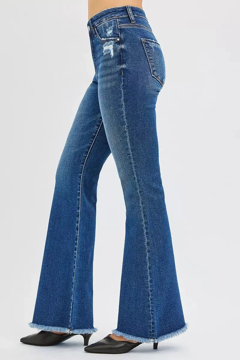 RISEN High Rise Flare Jeans  Style Ratio