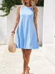 Sleeveless Casual Flowy Mini Dress  Style Ratio