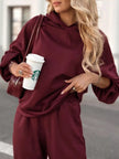 Casual Hoodie and Cropped Pants Set  Style Ratio
