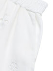 Embroidered Lace Hem Shorts  Style Ratio