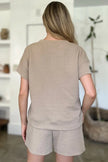 Double Take Short Sleeve Top and Shorts Set  Style Ratio