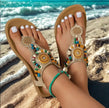 Beaded Toe Post Sandals  Style Ratio