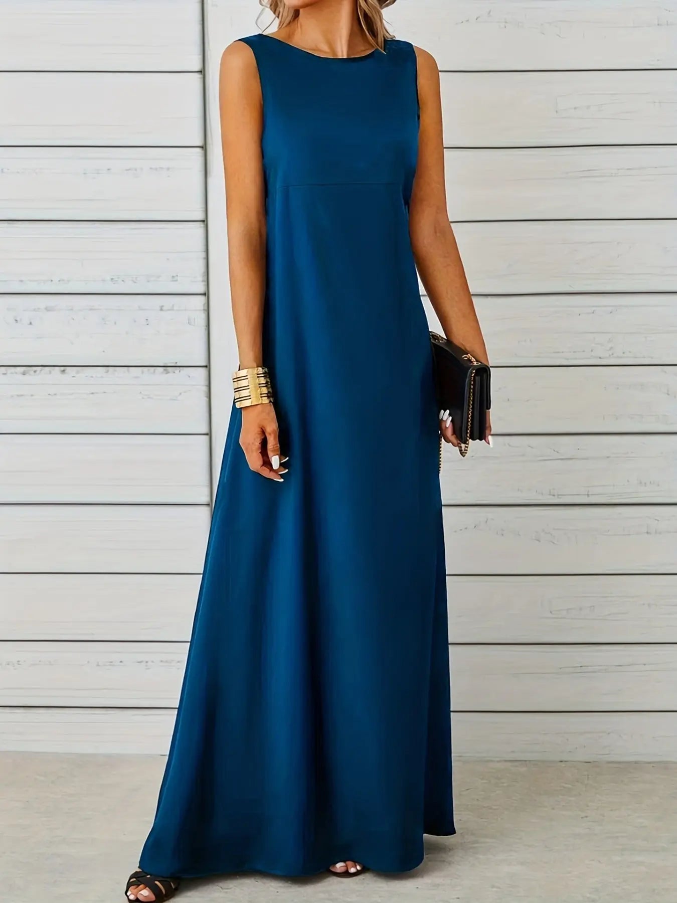 Sleeveless Flowy Maxi Dress  Style Ratio